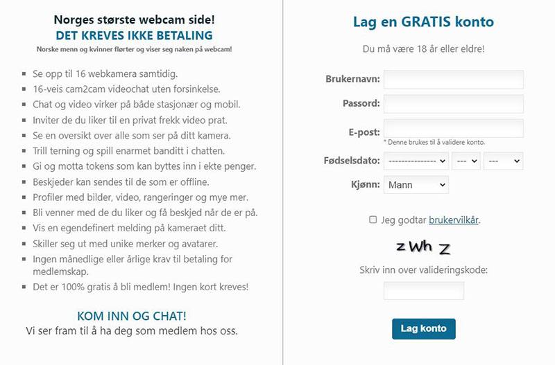 Registrering på Nakenprat er geo-begrenset. Få tilgang til skandinavisk erotikk etter en enkel prosess, til tross for blokkerte land.